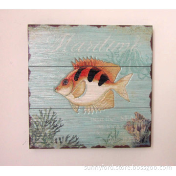 MDF Tropical Fish Wall Art Decoration (SFW2501)